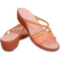 在飛比找蝦皮商城優惠-CROCS 涼鞋 伊莎貝拉小坡跟鞋 特賣鞋 橘 運動達人