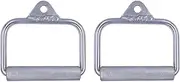 Pair of Steel Stirrup D Handles Cable Attachment