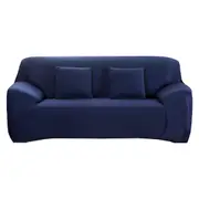 Hyper Cover Stretch Sofa Cover Plain Colour Navy
