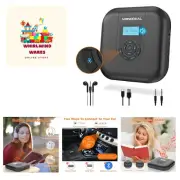 CD Player Portable, Bluetooth CD Player with Speakers and FM Transmitter, Rec...