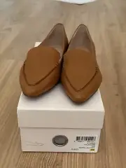 New Wittner Tan Leather Flats Size 36