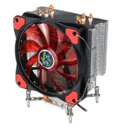 CPU Cooling Fan Air Cooler 12cm 4 Copper Tubes 3 Wires Single Fan Screw fixed CPU Radiator