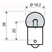 Bulb Orange 12V 10W piaggio beverly Tourer 300 2009 2010 M28A00