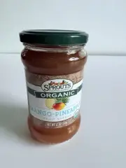 Sprouts Organic Mango- Pineapple Fruit Spread 12 oz Gluten Free Preserves New