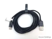 Dell USB-A to USB-C Charging Cable - Ultra Flexible - Nylon - Braided W6013