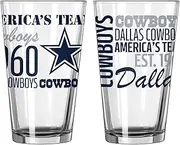 Dallas Cowboys Official NFL 16 fl. oz. Spirit Pint Glassware