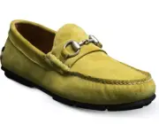 Allen Edmonds Sebastian Bit Driving Loafer $275 Citron Suede Drivers Horsebit