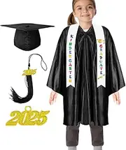 [Generic] Preschool Graduation Gown For Kids, Kindergarten Graduation Tassel 2025 Set, Ceremony Attendance Bachelor's Suit For Performance Clothes