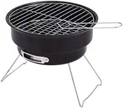 XWBLDBDFC Round Mini Charcoal Grill, Cooking Grate Charcoal BBQ Grill Outdoor Cooking with Grid Round Charcoal Barbecue Grills