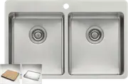 Oliveri Double Bowl Inset Sink