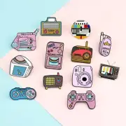 Gamepad Mobile Phone Jewelry Brooches Women Fashion Garment Handcraft Pin Brooch