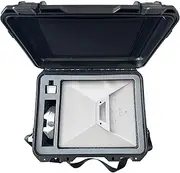 Waterproof Case for Starlink Mini, Travel Case with Customized Foam for Starlink Dish and Accessories, Hard Shell, Shoulder Strap Black (IWC009 (Starlink Mini Case))
