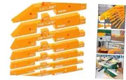 7Pcs Setup Blocks Woodworking Tool Gauge Set Height Gauge Blocks Adjustable