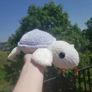 Crochet Plushies - Small Velvet Sea Turtle