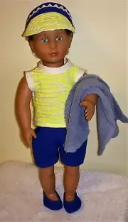 18 inch doll clothes that will fit most 18" dolls, homemade, shorts, shirt,...