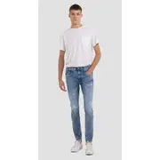 Replay Mens Anbass Jeans Pants Slim Fit Light Blue