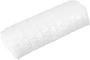 ELAYARD Portable Hand Rest Pillow for Manicure and Nail Art Comfortable Wrist Cushion for Salon and Home Use Ergonomic Design White Nail Cushion for Steady Support