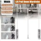 Lift Pull Down Wardrobe Hanging Rail Wardrobe Clothes Hanger Storage Space