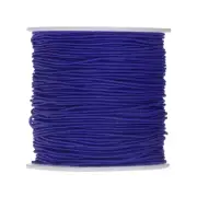 1mm Dia 328ft Latex Elastic String for Bracelet Stretchy Cord, Blue
