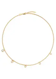 Missoma Stone 18kt Gold Vermeil Necklace ONE SIZE