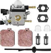 BG55 Carburetor Air Filter kit for Stihl BG85 SH85 SH85C Gas Blower Stihl SH55 BG55Z Leaf Blower 42291200606 Zama C1Q-S68G C1Q-S68 Carburetor