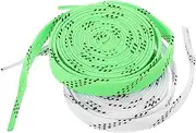 [Healvian] 2 Pairs Slip Shoelaces for Ice Hockey Figure Skating and Roller Skating Long Boot Laces for Youth and Adult Skates