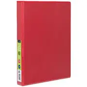J.Burrows Recycled Insert Binder A4 3 D-Ring 25mm Red