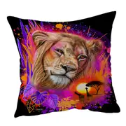 Animals Art Lion Spirit Cushion Cover