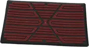 MUELODSIC 1set Car Pedal Cushion Repair Patch Anti- Auto Foot Mat for Driver Side Easy Installation Cleaning Protective Footrest Pad Wine