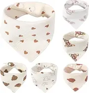 Baby Bibs for Eating - Kid Drool Cloth Comfortable Toddler Burp Cloth - Washable Kid Eating Apron Absorbent Toddler Bibs for Home Travel