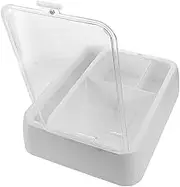 EXAOMBLE Small Wall-Mounted Bathroom Shelf Multi-Layer Organization for Towels Toiletries