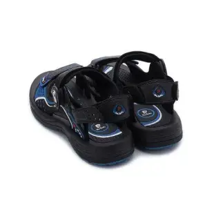 皮爾卡登 磁釦運動涼鞋 藍 男鞋