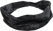 [EXAOMBLE] Athletic Sweat Headband for Women Portable Yoga Gym Headband Elastic Breathable Decorative Workout Accessory for Running Fitness Cycling Dance