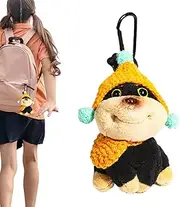 Purse Charm - Cute Bee Puppy Plush Pendant for Bags | Soft Trendy Doll Pendant for Teens Adults Backpack Keychain Decoration Christmas Birthday