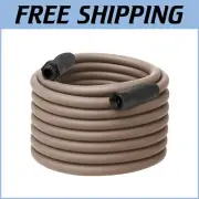 Durable 5/8" x 100' Brown Mulch SwivelGrip Hose - Weather Resistant & Kink-Free