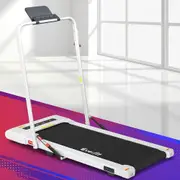 2 in 1 Everfit Electric Treadmill Walking Pad Under Desk Home Gym Fitness 400mm White