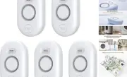 5 Pack Water Leak Detectors for Home, 100dB Water Sensor Alarm for Basement,