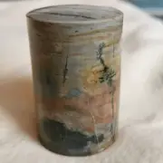 Natural Polished Picture Jasper Cylinder Column 2.75" Tall - USA