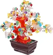 ABOOFAN Crystal Wealth Tree Ornament Elegant Crystal Money Tree for Home Office Decor Symbol of Prosperity and Fortune for Lasting Beauty