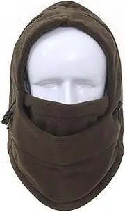 [XMSM] Multifunctional Hats for Men/Women Winter Sports Hat Fleece Balaclava Face Mask Windproof Scarf Neck Warmer Bib (Color : Army Green, Size : One Size)
