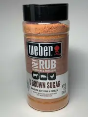 Weber @ Smoky Brown Sugar BBQ Rub Great for Beef, Pork & Chicken @ 12oz/340g