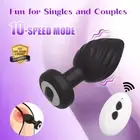 Remote Control Anal Vibrator Dildo Butt Plug Stimulator Sex Toy for Women Men AU