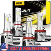 H11 9005 LED Headlight Bulb Kit Noiseless Wireless Super White Light Bulb 6500K (for: BMW)
