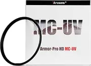 7artisans Armor-Pro HD MC-UV Filter 24 Layers of Coating Waterproof and Anti-Scratch, Compatible for Camera Lenses with a Diameter of 58mm-95mm.
