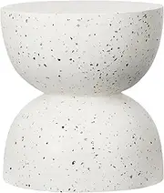 Cooper & Co. 42Cm Lisbon Terrazzo Side Table Stool Speckle White