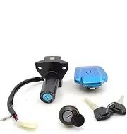 Ignition Switch for YBR125 for YBR 125 125cc Euro 2 Ignition Switch Lock+Fuel Gas Tank Cap Cover Lock Set Motorcycle Lock Motorcycle Ignition Switch Lock