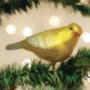 Old World Christmas (18135) Canary Ornament w/ OWC BOX