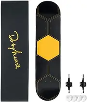 Professional Skateboards, 31.5''X 7.8" Complete Skateboard with Sandpaper, 7 Layer Maple Concave Skateboard Deck, for Extreme Sports and Outdoors