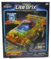 Cra-Z-Art LiteBrix Scorcher Racer 95 Piece Building Set