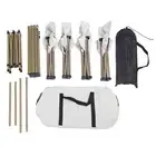 Camping Table Chairs Set Folding Ergonomic Portable Camping Table Chairs Set For